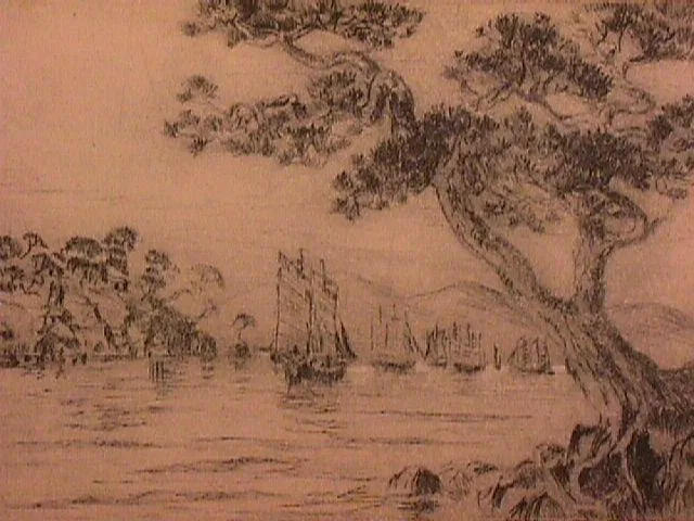 "Japanese Island Sea. Kobe"