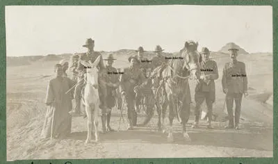 Jack, Palmer, Janson, Capt. Wilkie (Q.M), Major Elmslie, Colonel Meldrum, Major Whyte