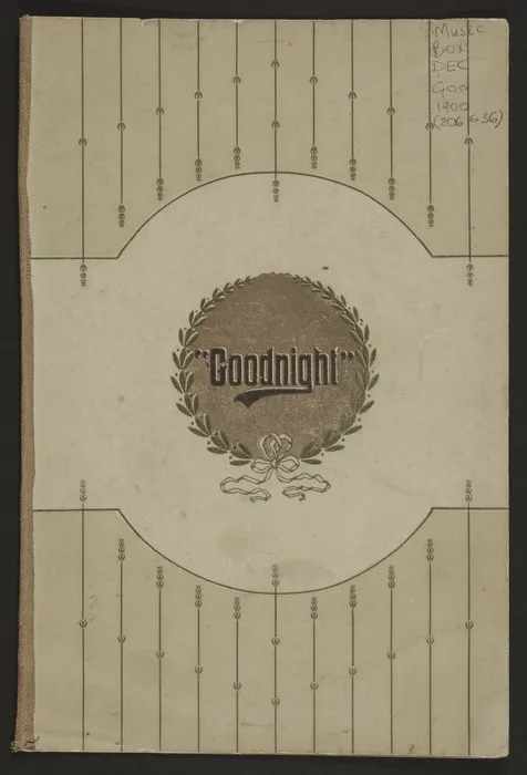 Goodnight / words and music by Bro. Dr. de Clive-Lowe.