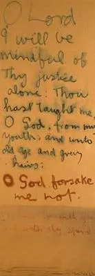 O Lord I will be mindful of thy justice alone