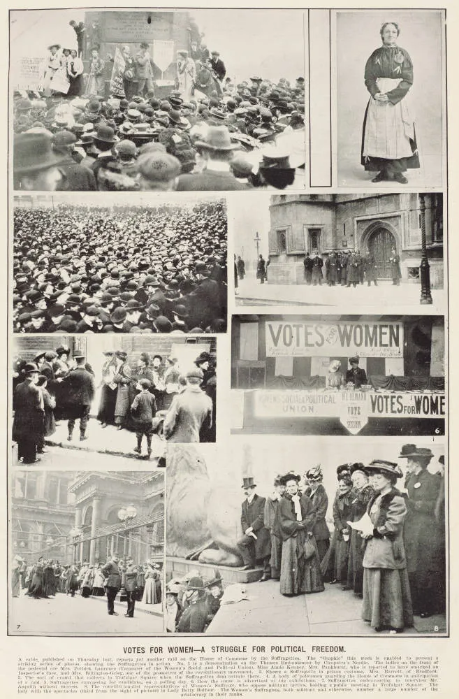Votes for women - a struggle for political freedom