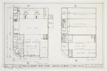 Image: Proposed Aerated Water Factory, Hamilton For MESSRS CL INNES & CO. LTD.