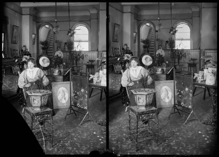 Interior of Schmidt studio reception room, 1911