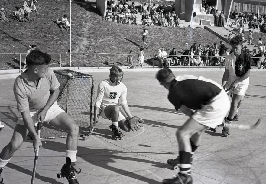 "Speed Thrills in Roller Hockey"