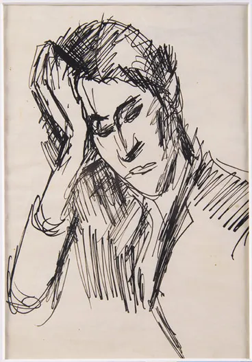 Image: Study of Charles Brasch.
