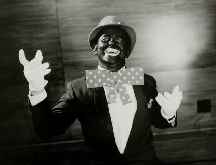 Black and white minstrel, Auckland, 1960s