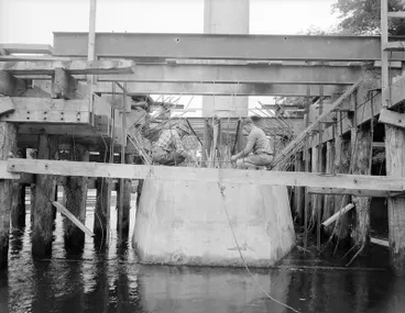 Image: Lowering the railway line