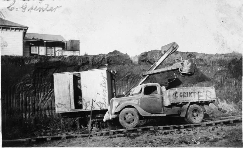 Excavation of Garden Place Hill