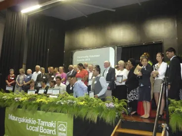 Image: Community Volunteer Awards 2013.