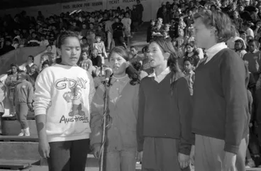 Image: Charisma Taite, Celeste Clarke, Tracey Smith and Anna Perry, Wairoa Music Festival