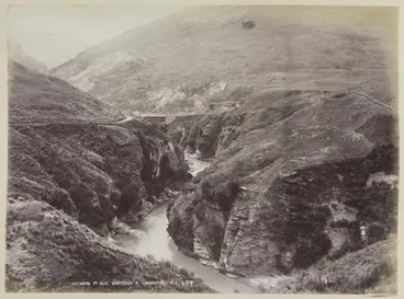 Image: Arthurs Point Bridge, Shotover River, Wakatipu N.Z.