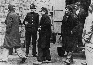 Image: Christchurch tramways strike, 1932