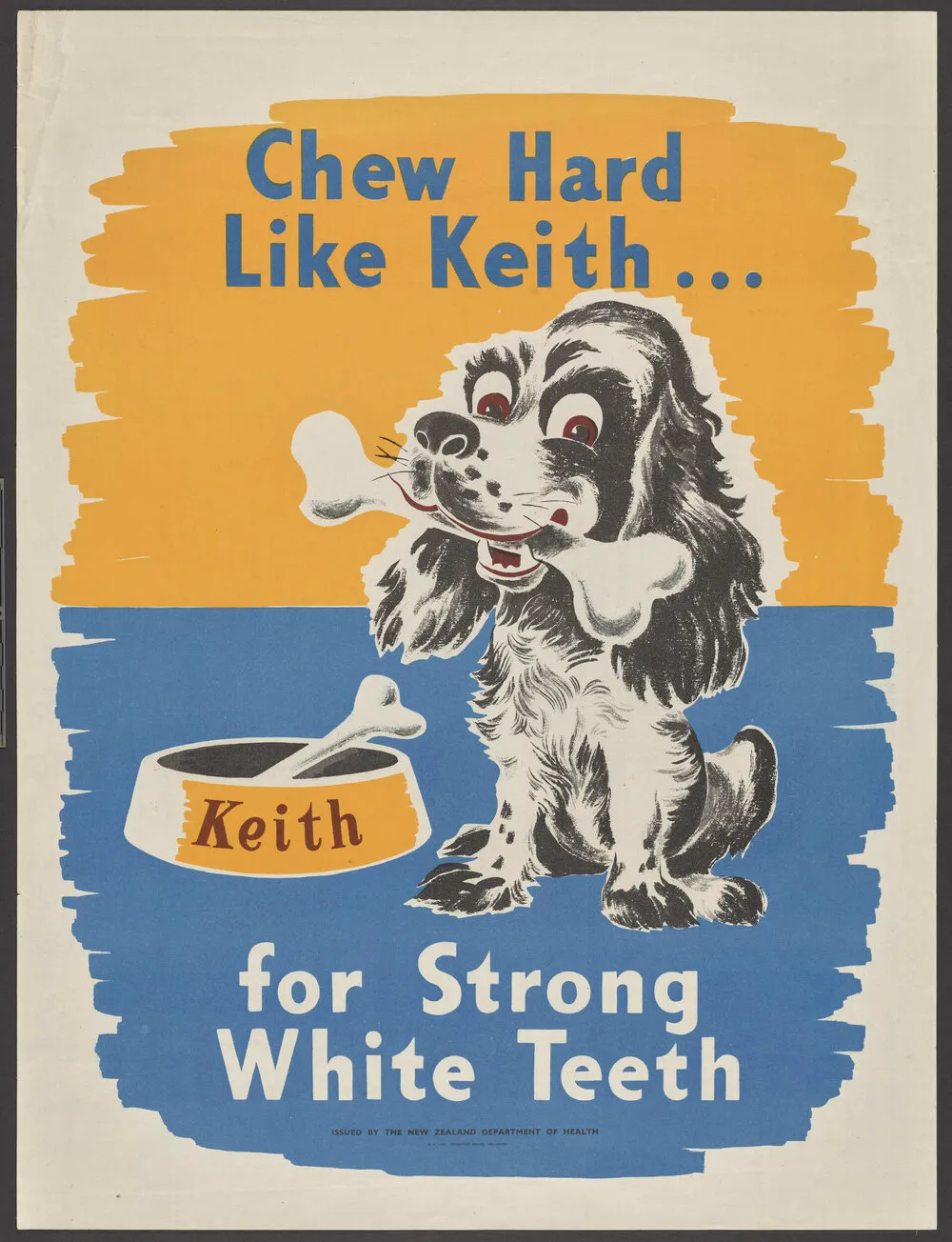 "Chew Hard Like Keith ... for Strong White Teeth"