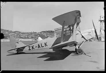 Image: Tiger Moth ZK-ALK from the Wellington Aero Club