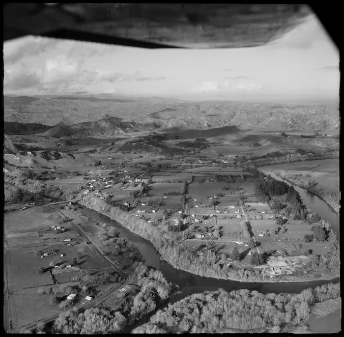 Wairoa River and Frasertown, Hawke's Bay
