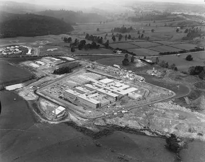 [NZ Prisons: Paremoremo - Air view, maximum security prison]