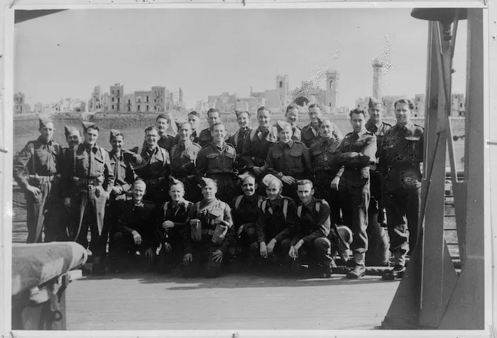 Kiwi Concert Party on board troop transport, Malta