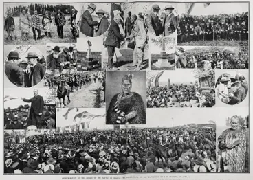 Commemoration of the jubilee of the Battle of Orakau Image: Commemoration of the jubilee of the Battle of Orakau