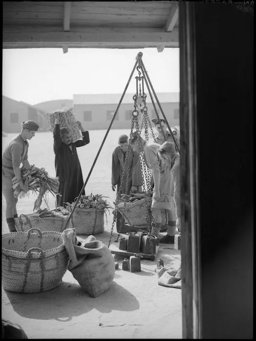 Scene at New Zealand Supply Depot, Maadi, Egypt