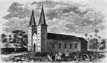 Mr. Marsden's Church at Parramatta Image: Mr. Marsden's Church at Parramatta