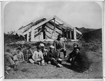 Image: Mundy, Daniel Louis, 1826-1881: Kawiti's runanga, Waiomio