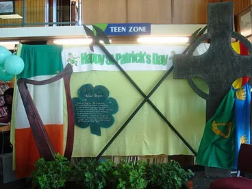 St. Patrick's Day display Image: St. Patrick's Day display