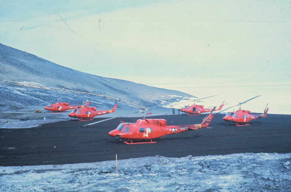 US Navy Helicopters at McMurdo