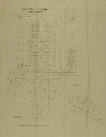 Featherston Camp, general plan : digital plan Image: Featherston Camp, general plan : digital plan