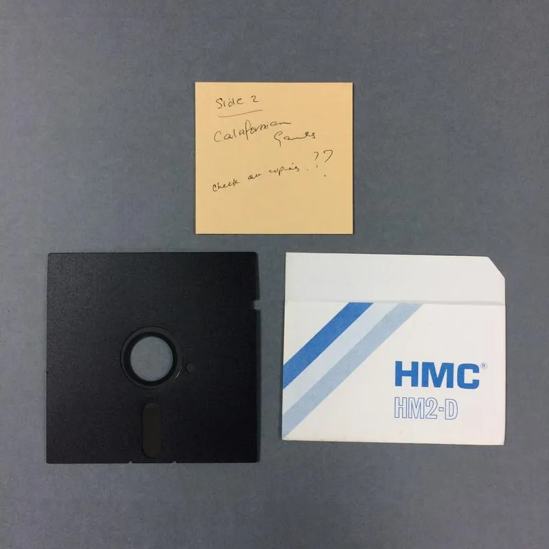 Floppy Disk Game: Californian Games, Disc 2