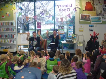 Image: Matariki storytime at Te Kete Wānanga o Ōraka