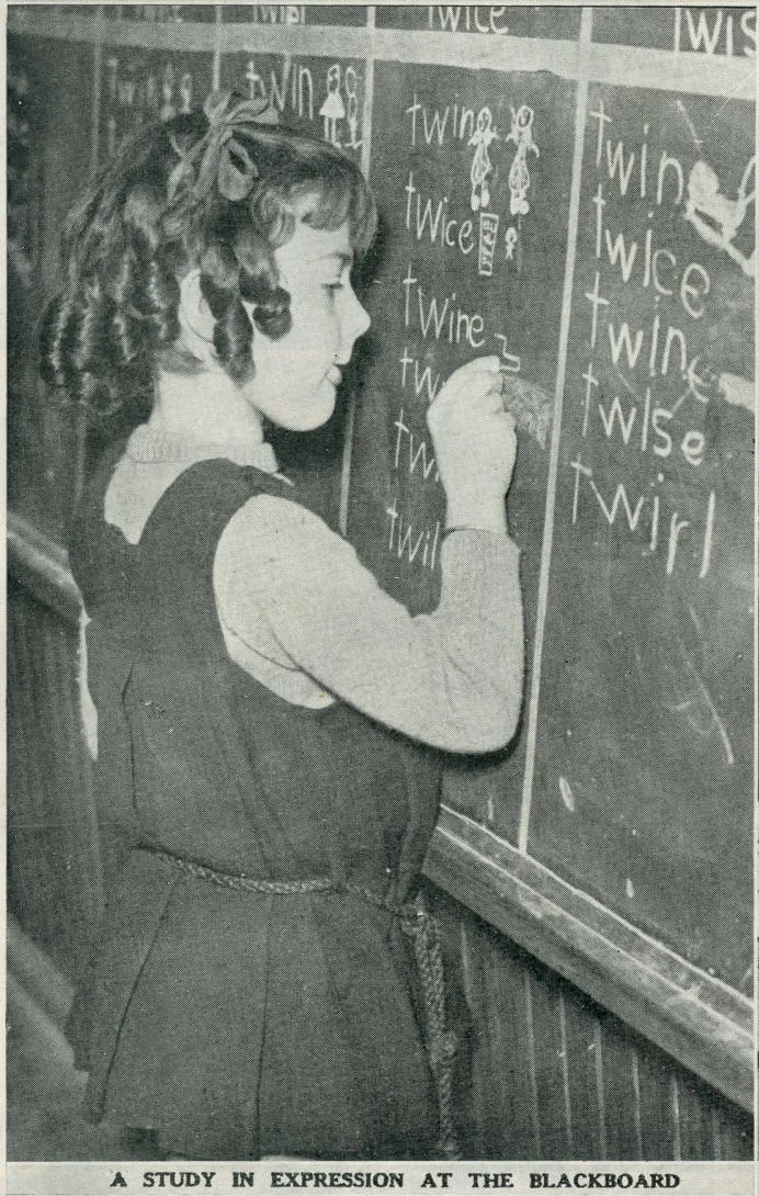 Educating small New Zealanders. Interesting pictures illustrating modern methods of infant training at an up-to-date Auckland primary school