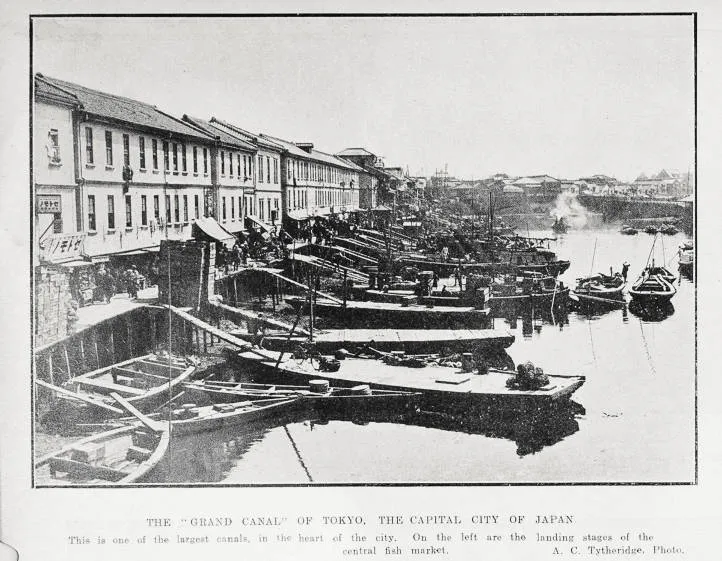 The 'Grand Canal' of Tokyo, the capital city of Japan