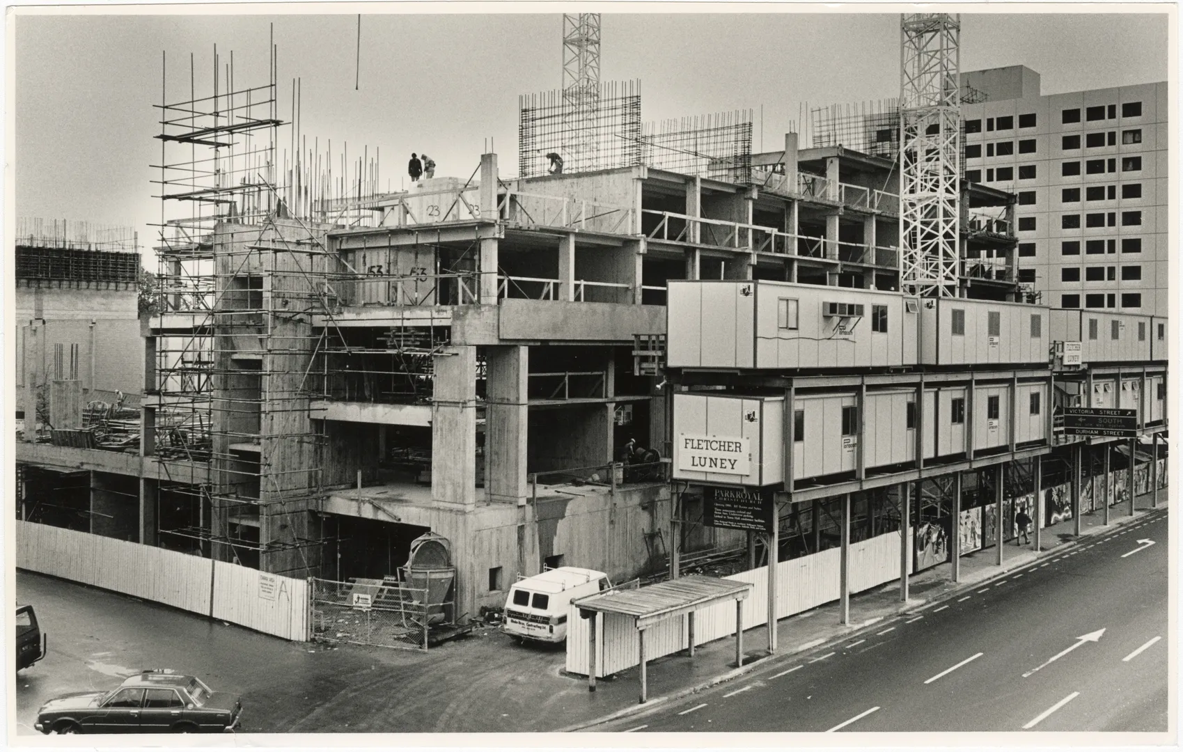 Construction of the Park Royal Hotel