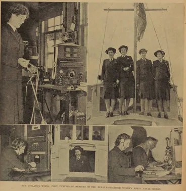 New Zealand's Wrens: first pictures of members of the newly-established Women's Royal Naval Service Image: New Zealand's Wrens: first pictures of members of the newly-established Women's Royal Naval Service