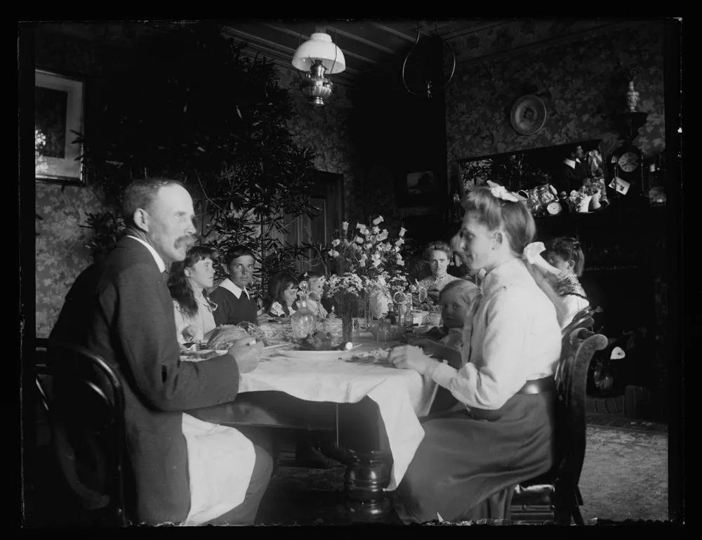 Xmas [Christmas] dinner