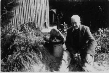 Image: Mr Petersen with Shark's Head