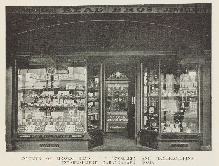 Messrs. Read Bros.' Jewellery and Manufacturing Establishment, Karangahape Road