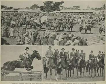Image: Diamond jubilee show of the Wairarapa Agricultural and Pastoral Society held at Carterton last week