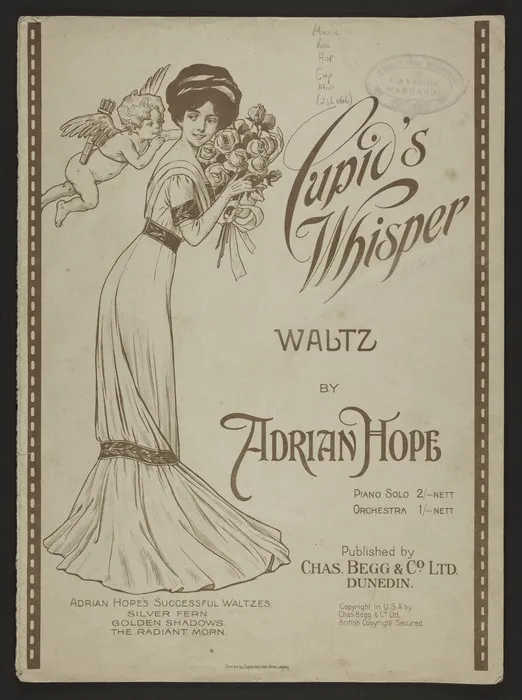 Cupid's whisper : waltz / Adrian Hope.