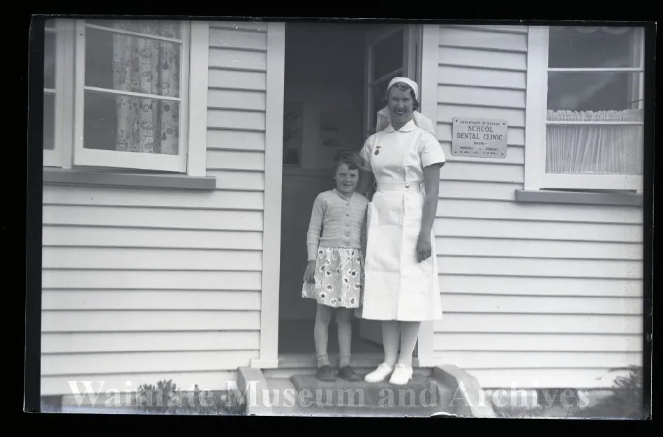 Dental Nurse with a young girl