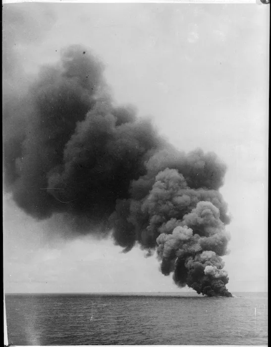 Sinking of Ramb I by HMS Leander