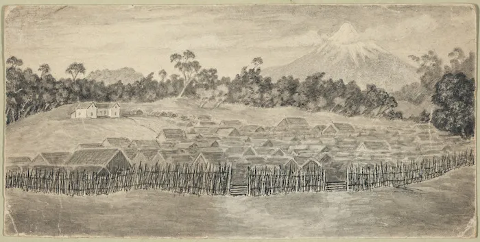 Artist unknown :Parihaka [1881 or later?]