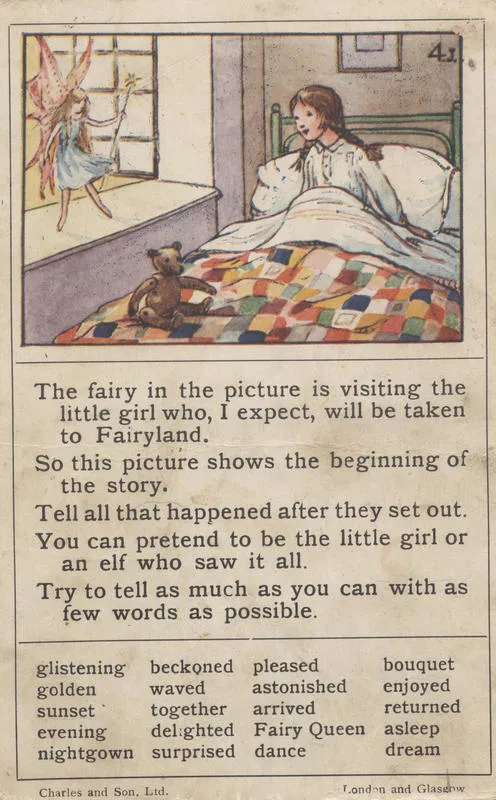 Teaching card, Fairyland