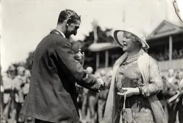 Cup presentation at Tauherenikau Racecourse : digital image Image: Cup presentation at Tauherenikau Racecourse : digital image