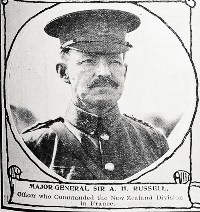 Major-General Sir A. H. Russell, officer who commanded the New Zealand Division in France