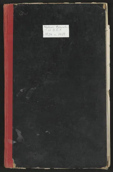 Image: Minutes of the Ngākuru  branch of the Women's Division of Federated Farmers, 1934-1939