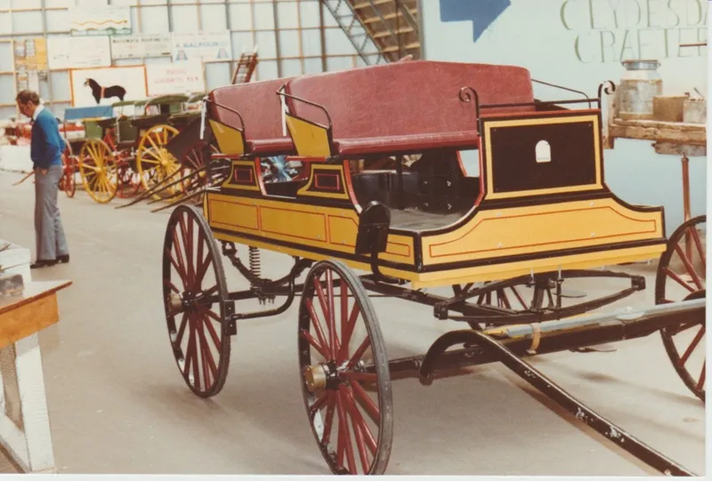 4 seater brake at the Clydesdale Museum