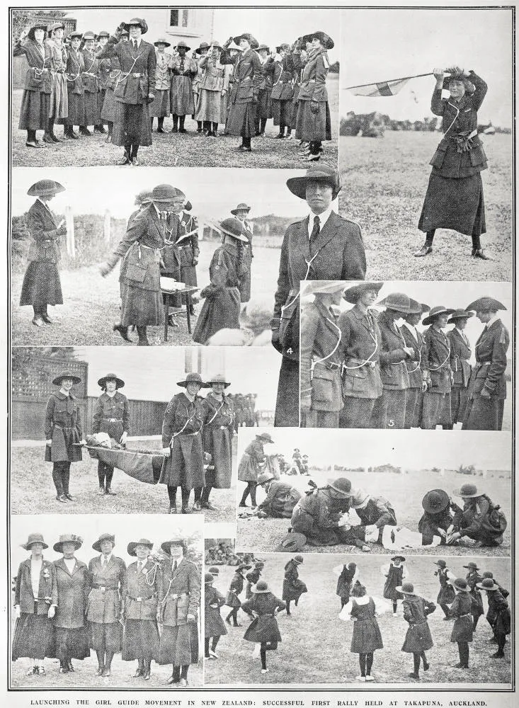 Launching the Girl Guide movement in New Zealand