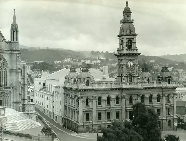 Newly Completed Dunedin Town Hall 1929