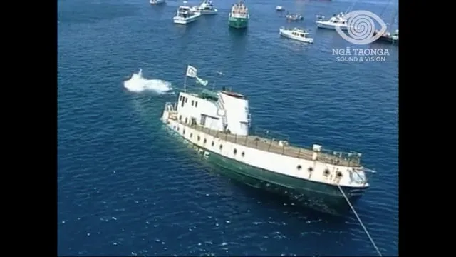 [GREENPEACE. FINAL SINKING OF THE RAINBOW WARRIOR]
